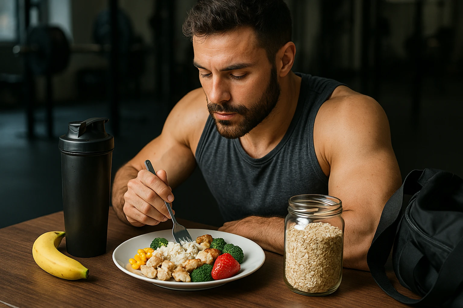 Errores de alimentación al entrenar fuerza y cómo corregirlos en Granada